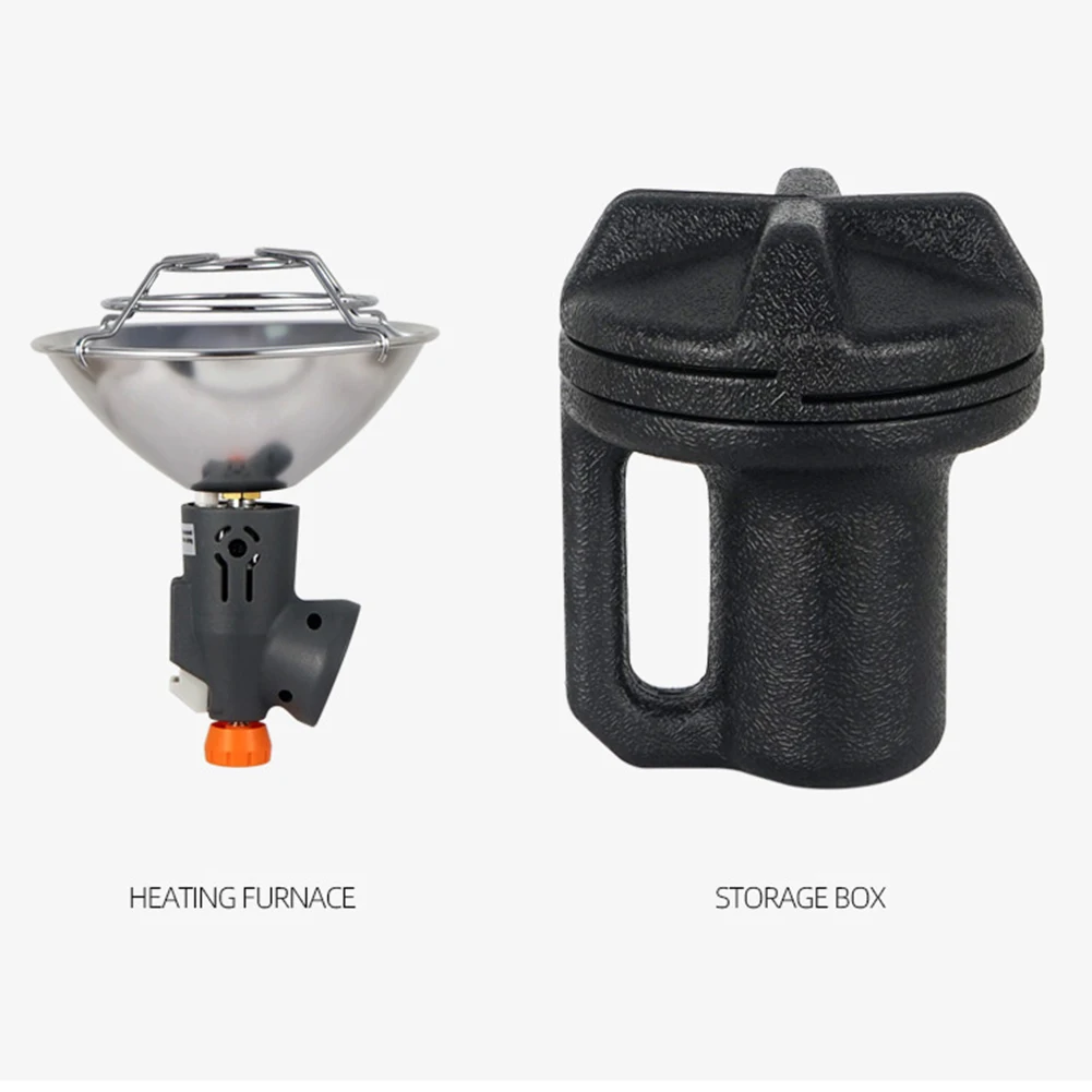 For Camping Heating Gas Stove Gas Heater Outdoor 17x13.5cm 350g Butane