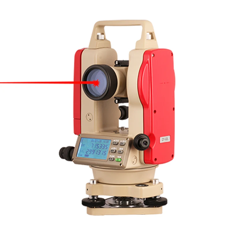 Электронный теодолит KOLIDA DT-02LL для точного измерения угла электромеридиана La ser на