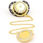 Соски соска для младенца для новорожденных держатель для пустышки Соска-пустышка с леопардовым принтом и зажим для соски