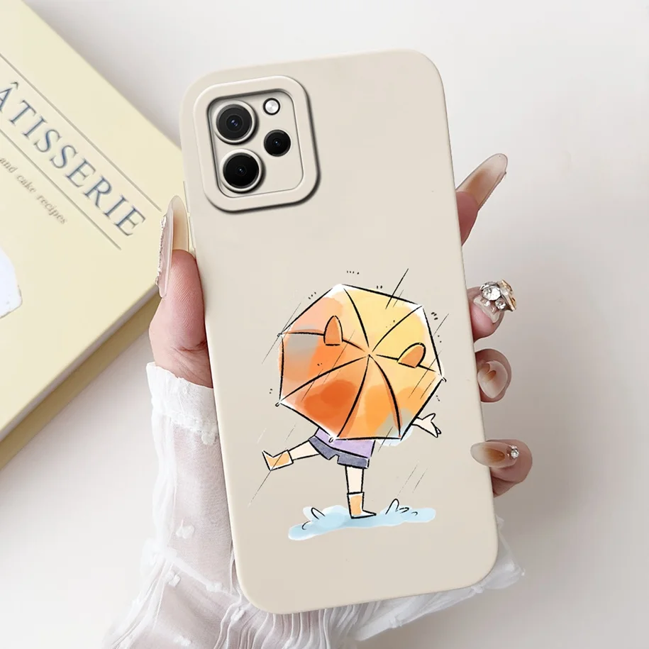 Чехол для Huawei nova Y61 популярный квадратный силиконовый мягкий чехол с цветочным