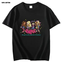 bratz group tshirt the girls with a passion print t shirts 100cotton oversized y2k clothes men clothing womens short sleeve top