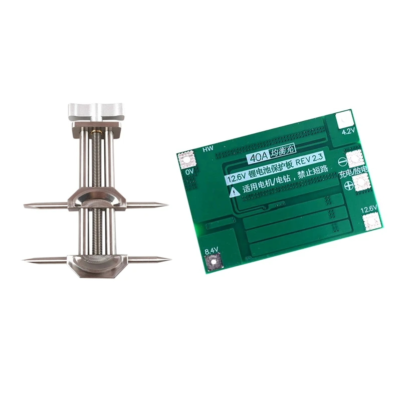 

1Pcs 13S 40A Bms 11.1V 12.6V 18650 Lithium Battery Protection Board & 1Pcs Lens Repair Tool Stainless Steel Vise