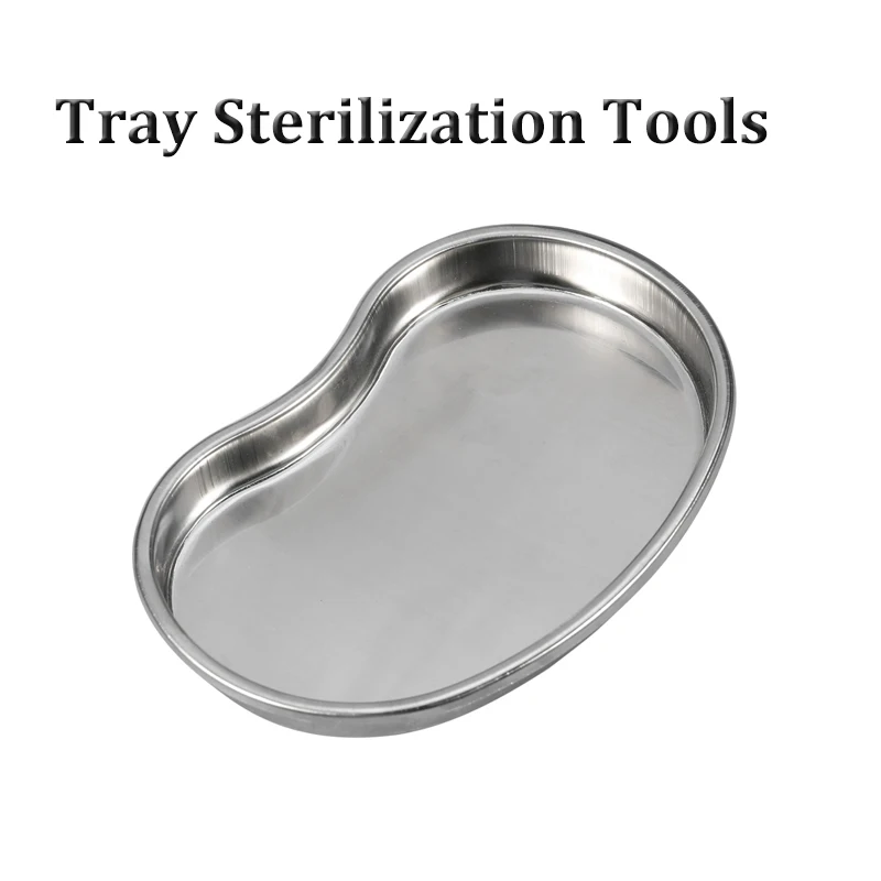 

Серебряный лоток для татуировок из нержавеющей стали, хирургическая дезинфекция, Гибкая Пластина для зубных протезов, бровей, губ, татуиров...