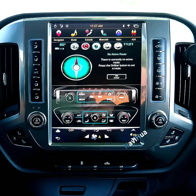 12.1'' NaviHua dvd player video factory price for GMC Sierra Navigation Android Vertical screen style Wireless Carplay - купить по