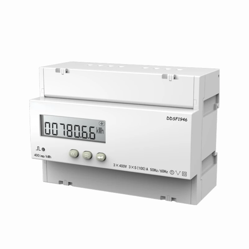 

DTSF1946 din rail mounted 3 phase 4 wire ac multi-function energy meter with tariffs