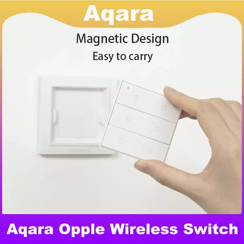 

Original Aqara Opple Switch Draadloze Smart Switch Internationale Versie Zigbee 3.0 Geen Bedrading Nodig Werken Met Mijia App