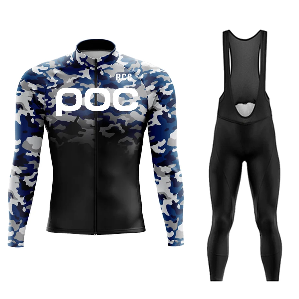 POC дорожный велосипедный костюм мужской спортивный комплект рубашки с длинным