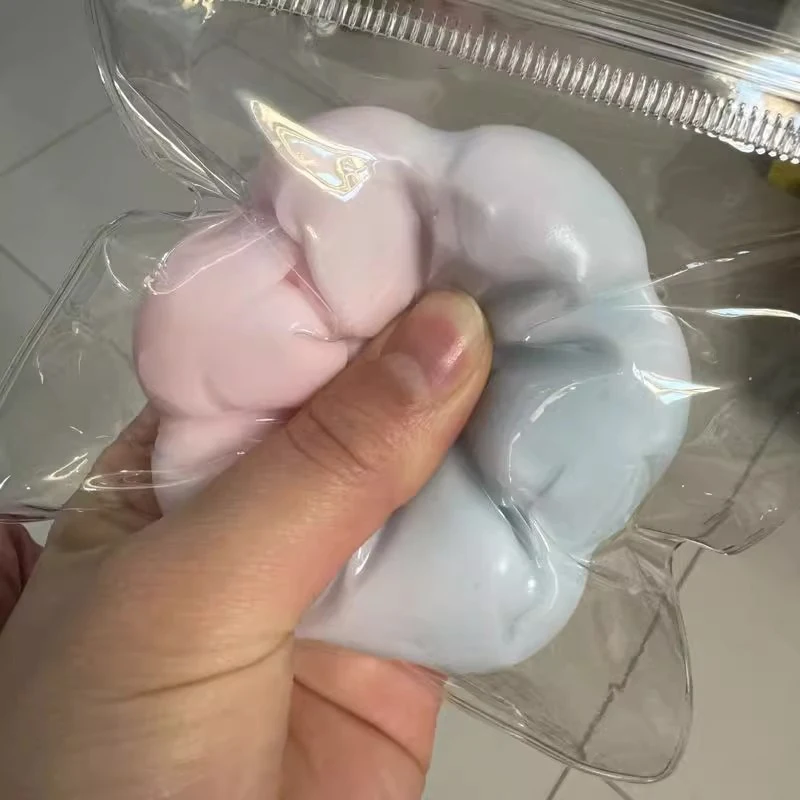 1 шт. милые TPR градиентные игрушки Taba с кошачьей лапой медленный отскок снятие