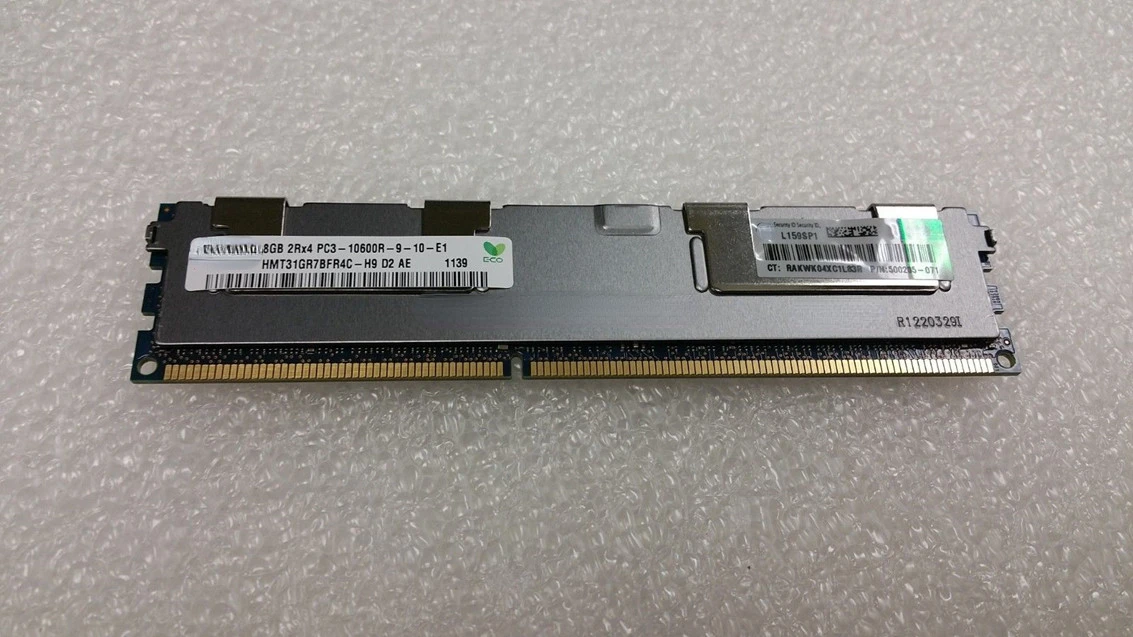 

RAM 500662-B21 500205-071 501536-001 8G PC3-10600R 1333 память G7