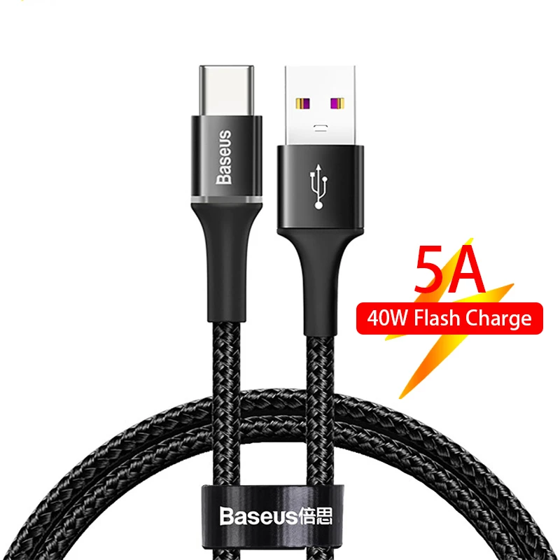 

car sticker40W USB Type C Cable 5A Flash Charging For Xiaomi Android Mate 20 Pro Mobile Phone Usb Wire Charger Data Cable For Hu