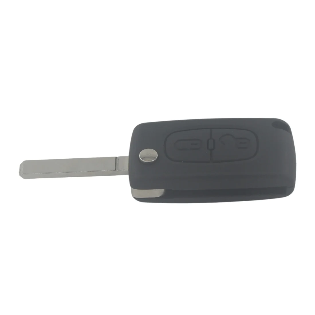

For Citroen C2 C3 C4 C5 C6 Berlingo Peugeot 307 308 107 207 407 408 2 Buttons Remote Flip Key Shell Case Cover with Uncut Blade