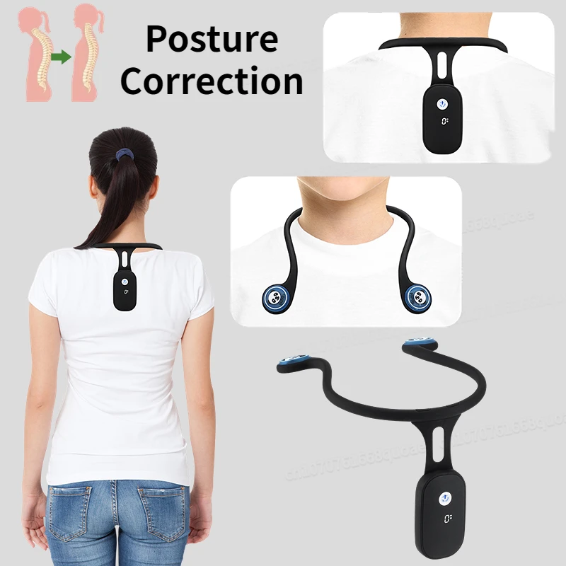 

Silicone Invisible Smart Posture Correction Device Realtime Back Correct Training Monitoring Corrector for Adult Child Boys Girl
