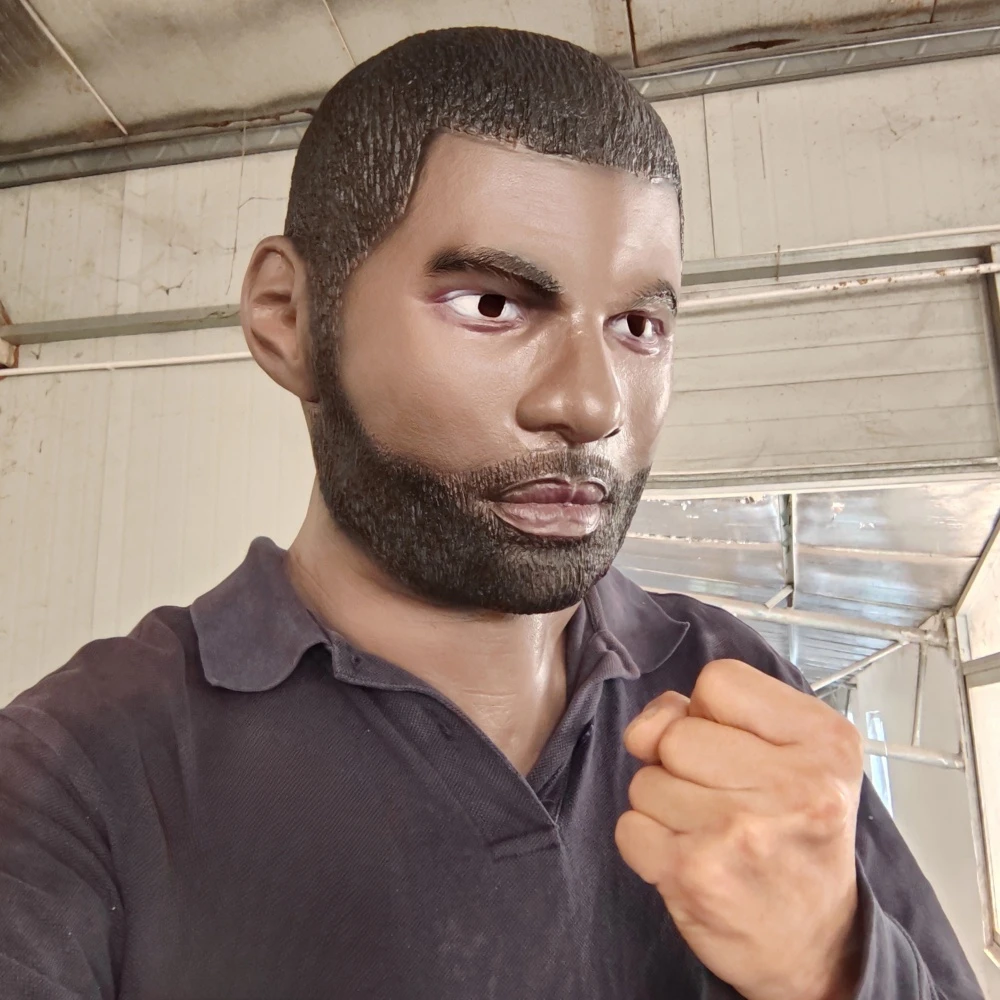 1 шт. маска Kyrie Irving известный баскетбольный игрок 1:1 модель лица из латекса черная