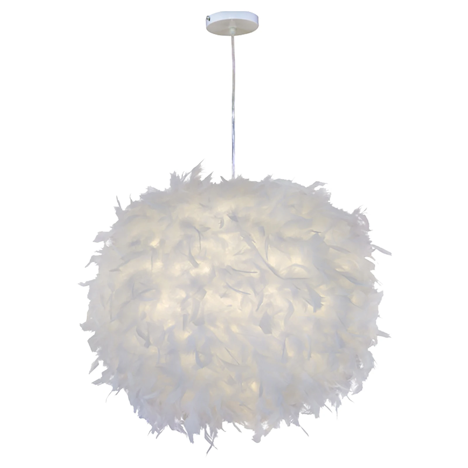 

Practical Home Decor Living Room Feather Chandelier Wedding Long Party Universal Adjustable Length Hanging Ceiling Pendant Lamp