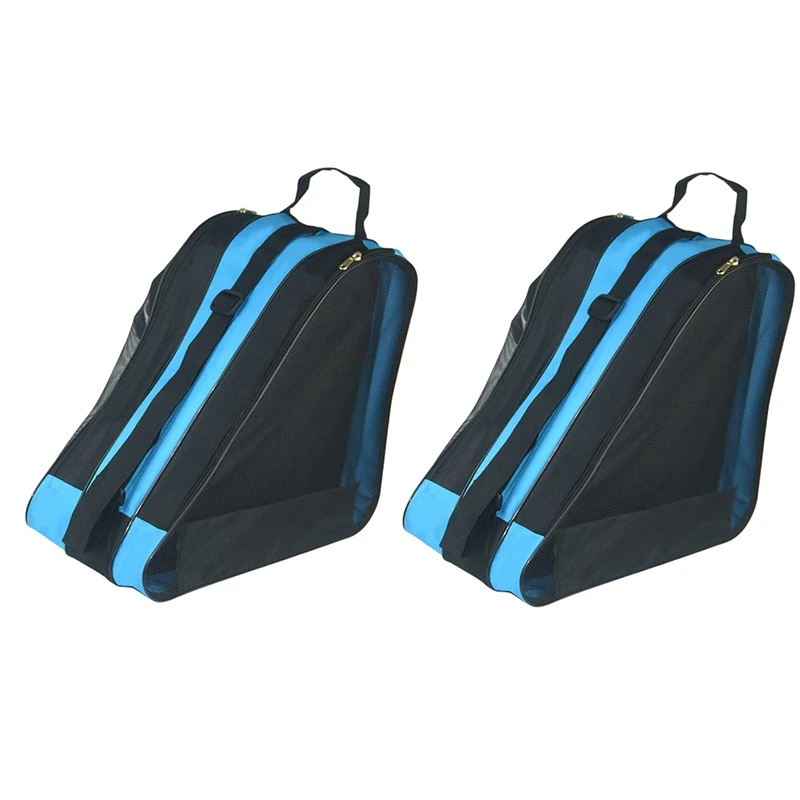 

2Pcs Ice Skate Bag Roller Skate Bags,Skate Bag Fits Quad Skates, Inline Skate And Most Roller Skate Accessories