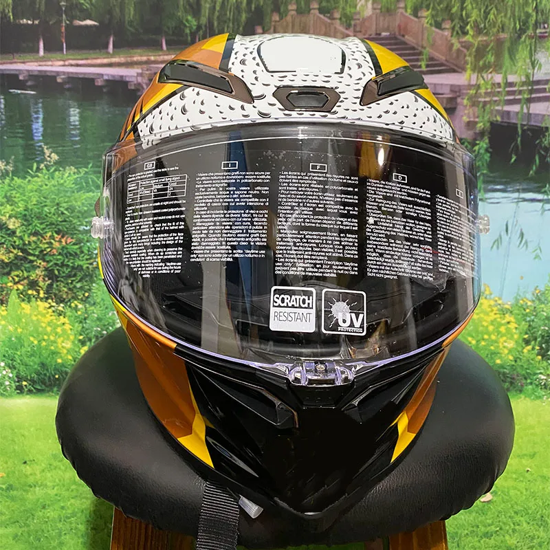 

Helmet Matte Motocross Capacete Racing Motorcycle Helmet Black Concept Marquez Black and White Ants Full Face Helmet