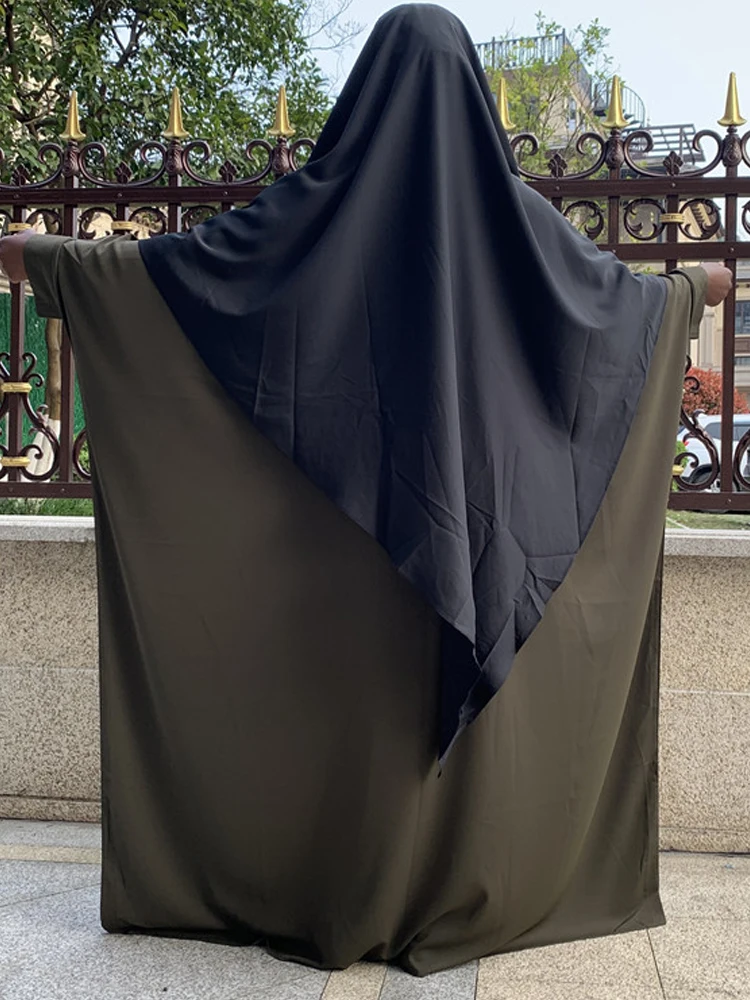 Butterfly Abaya Black Ramadan Gown Muslim Prayer Garment Jilbab for Women Islamic Outfit Dubai Abayas Khimar Long Hijab Dress