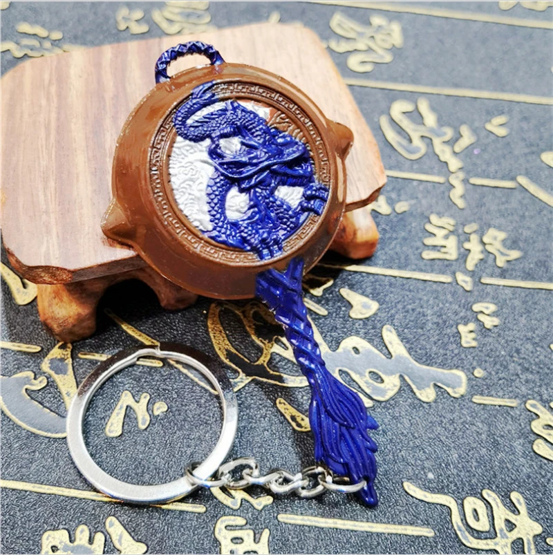 Брелок цыпленок для игры PUBG Eat рюкзак сражений сковорода шлем 98k золотой дракон