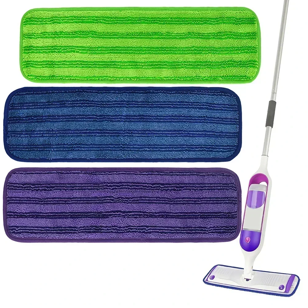 4 шт. многоразовые подушечки для швабры PowerMop из микрофибры сменные моющиеся