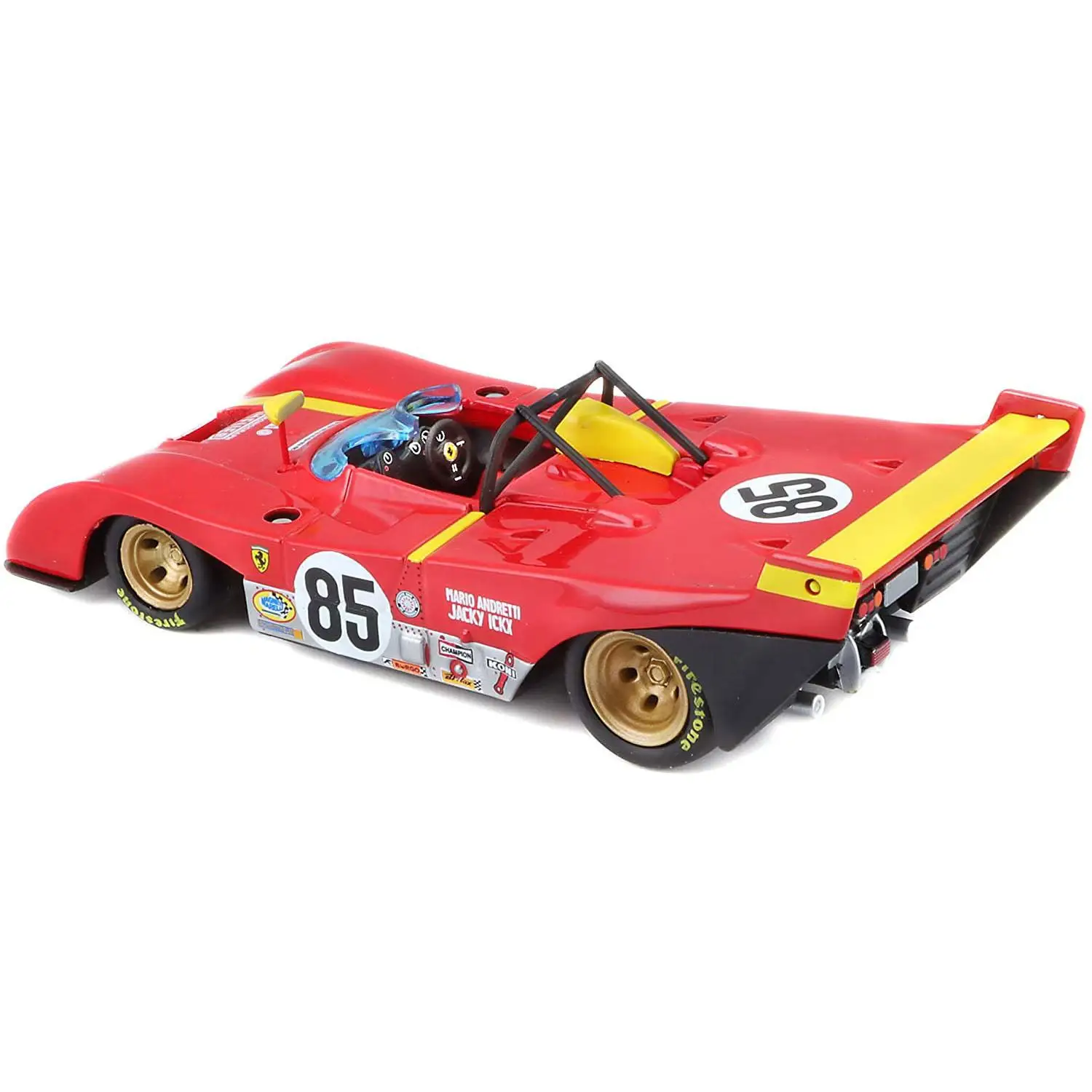 Bburago Коллекционная машинка Феррари 1:43 Ferrari Racing - 312 P 1972 красная |