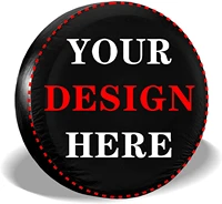 markui custom spare tire cover personalized universal wheel covers add your own text image fit for