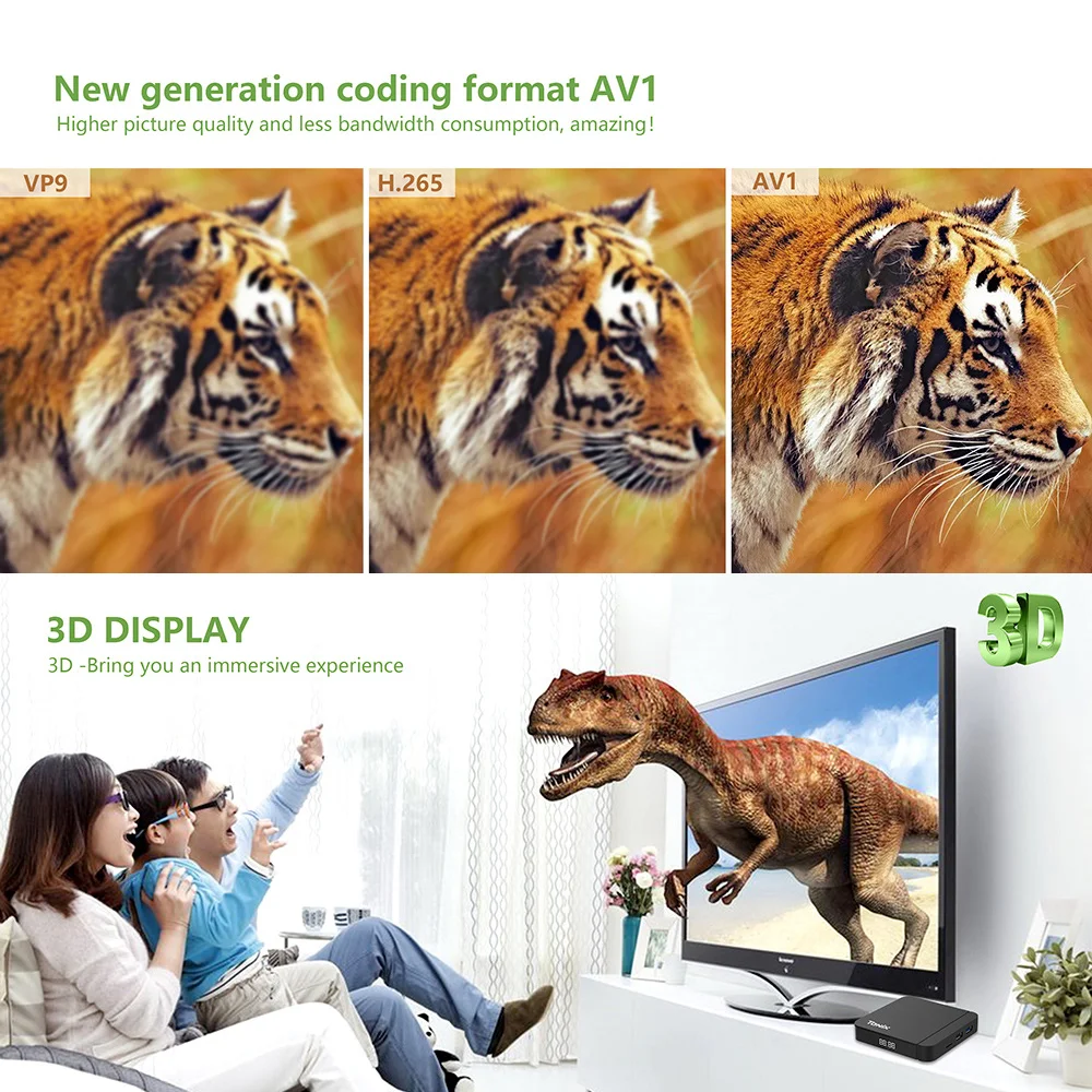 ТВ-приставка Tanix W2 на Android 11 2 + 16 ГБ Wi-Fi HDR |
