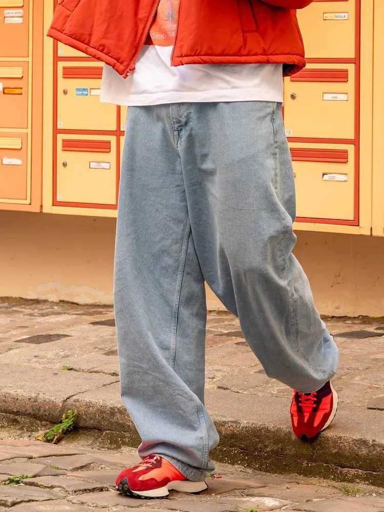 

Men's Clothing Loose Jeans Fashion Man's Trousers Pants Casual Straight Pants Versatile High Street Streetwear Casual Jeans