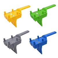 abs plastic quick wood doweling jig handheld pocket hole jig system 6 8 10mm drill bit hole puncher for carpentry dowel joints