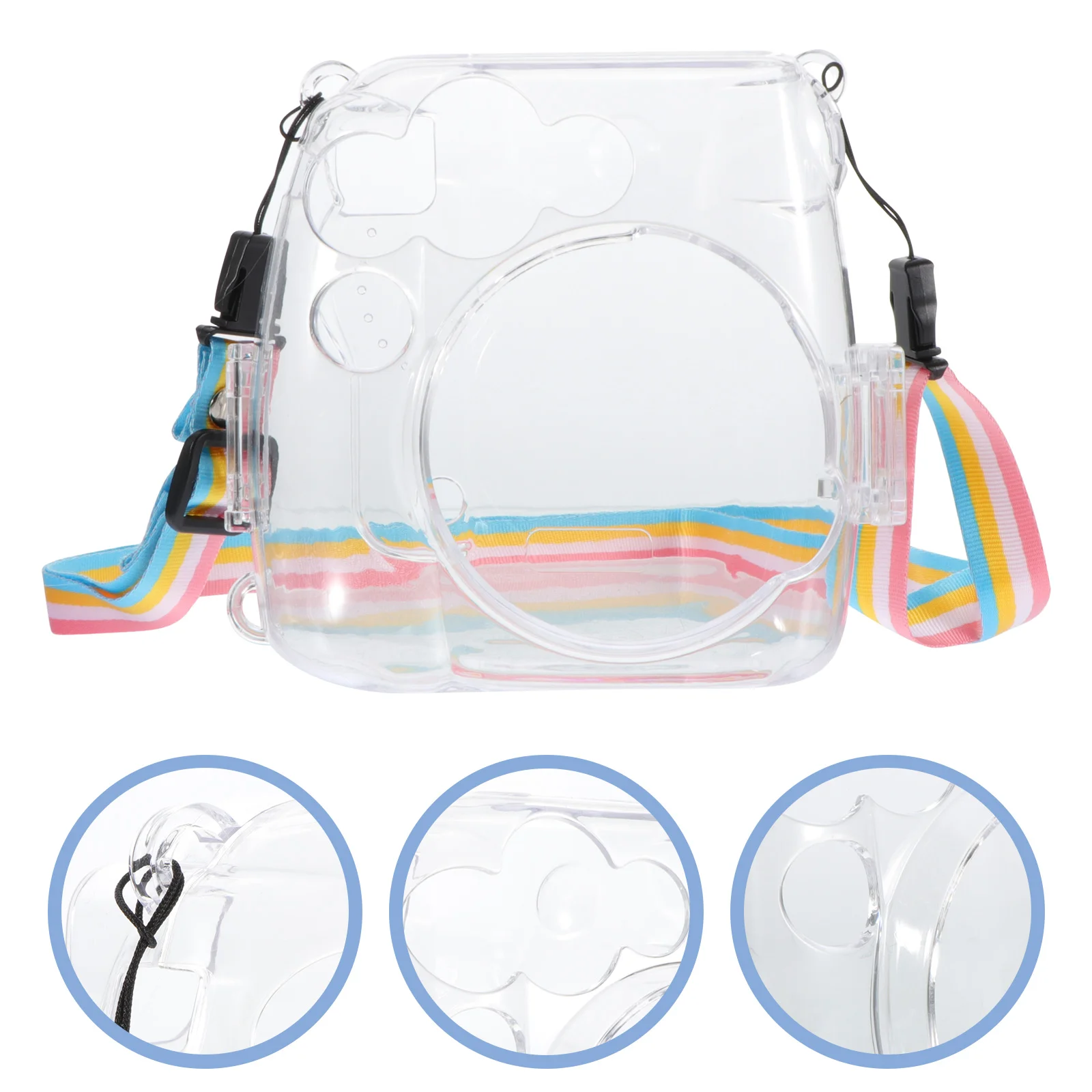 

Portable Transparent Camera Case Cover Protector Compatible for Mini 8 8+ and