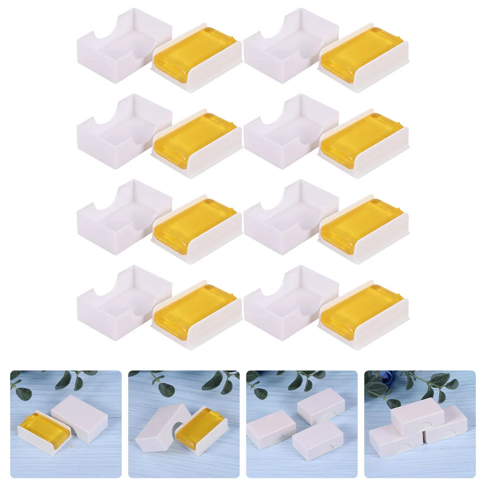 

8 Pcs Fine Workmanship Dust-free Rosin Blocks for String Protection Care (Light Brown)