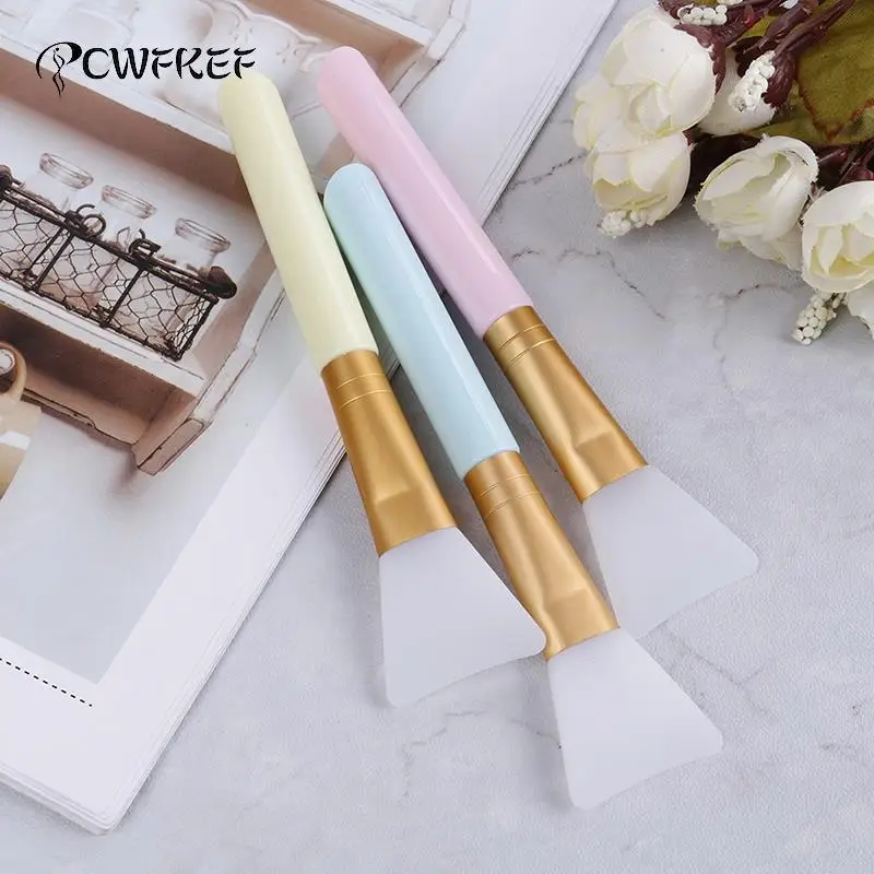 

1 PC Facial Mask Stirring Brush Soft Silicone Makeup Brush Women Skin Face Care For Girl Cosmetic Tools 3 Colors