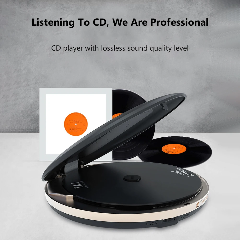 

HOTT CD903TF портативный Круглый CD-плеер беспроводной Bluetooth-совместимый кабель 3,5 или мм с Bluetooth FM-передатчиком