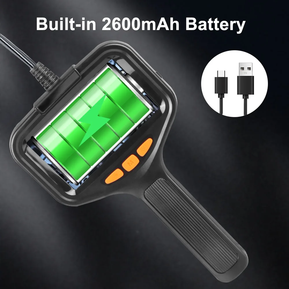 2 м/5 м автомобильный эндоскоп с кабелем 4 3 дюйма IPS экран 8 мм камера Автомобильные