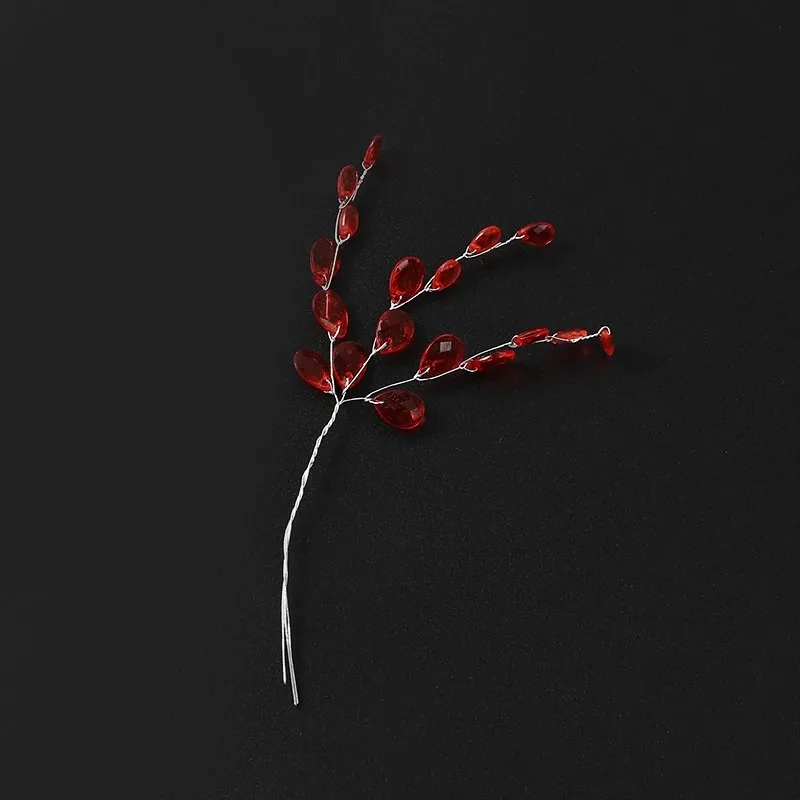 Акриловые хрустальные бусины ветка искусственный цветок