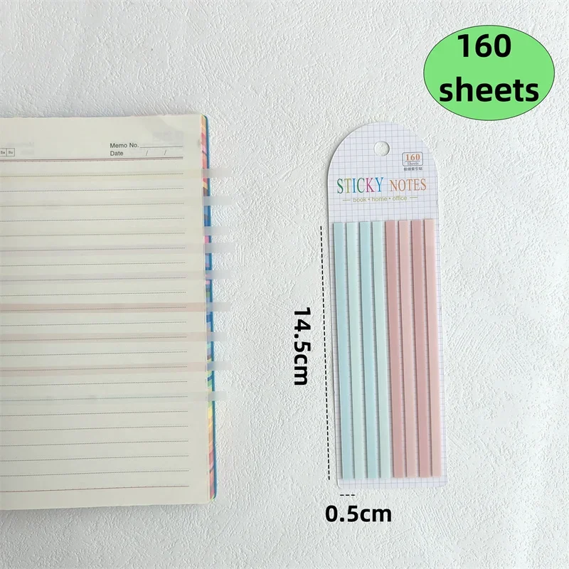 160 листов цветные наклейки, прозрачные флуоресцентные указатели, флажки, канцелярские принадлежности, подарки для детей, школьные и офисные принадлежности