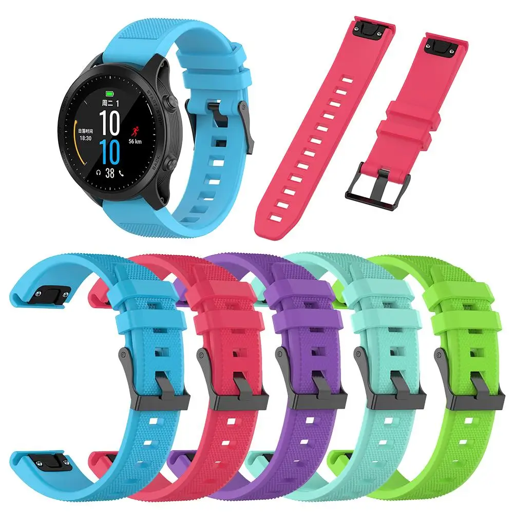 

Ремешок силиконовый для Garmin Fenix5Plus Fenix5 Quatix5, 22 мм