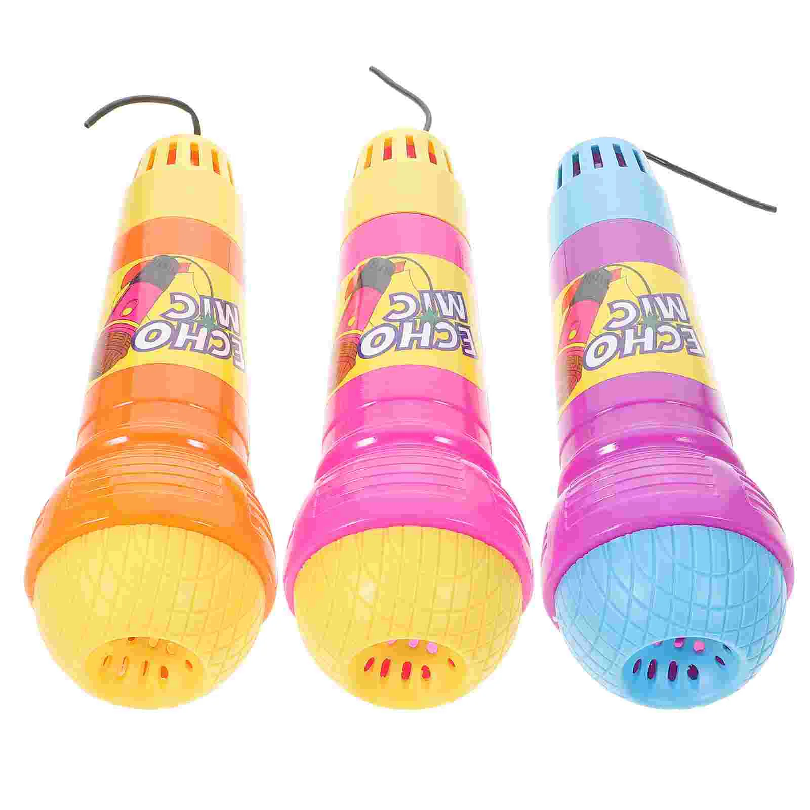 

3pcs Echo Microphone Lightweight for Birthday Picnic School Party Needed