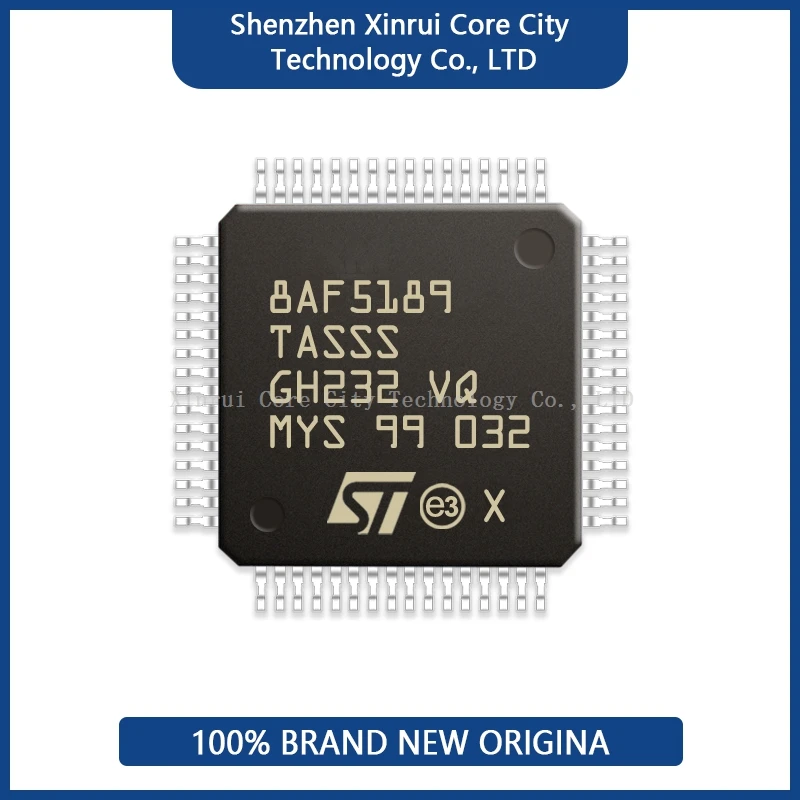 Latest IC STM8AF5189TASSS MCU Programmable Microcontroller QFP64 module Chips Original Genuine Spot Single-chip