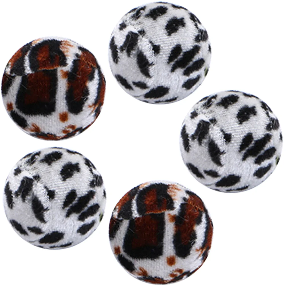 

5pcs Animal Wrapped Tennis Balls Funny Pet Cat Kitten Toy Balls