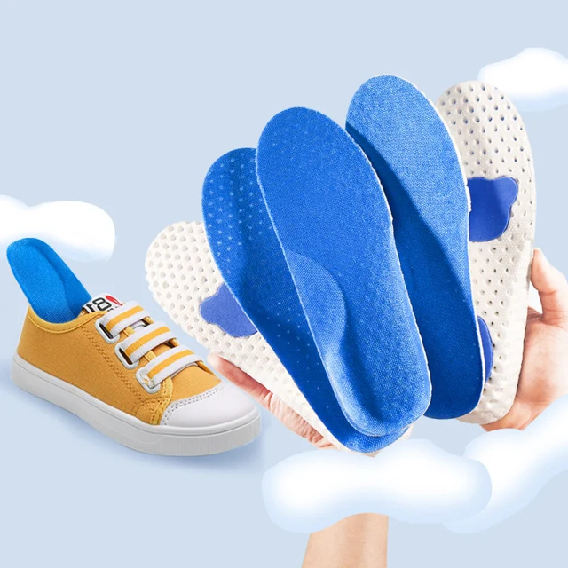 Children Sport Insoles for Shoes Sole Elastic Breathable Deodorization EVA Leg Health Correction Care Tool Kid Orthotics Insole 2