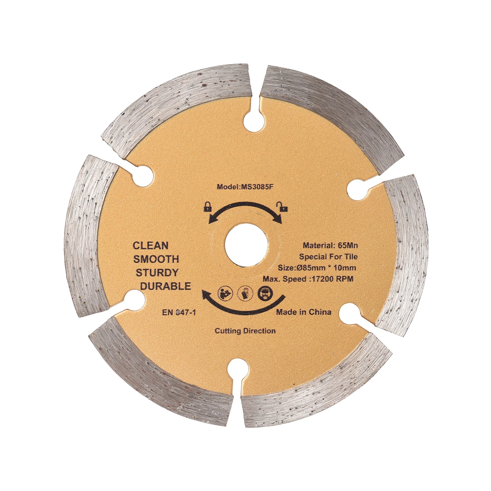 

Mini Diamond Cutting Blade Ceramic Tile Saw Blade with Continuous Rim Circular Saw Cutter Angle Grinder Disc for Tile Masonry