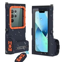 3rd bluetooth camera diving waterproof case for iphone 13 12 pro max snorkelling case samsung s22 ultra s21 plus s20 fe note 20