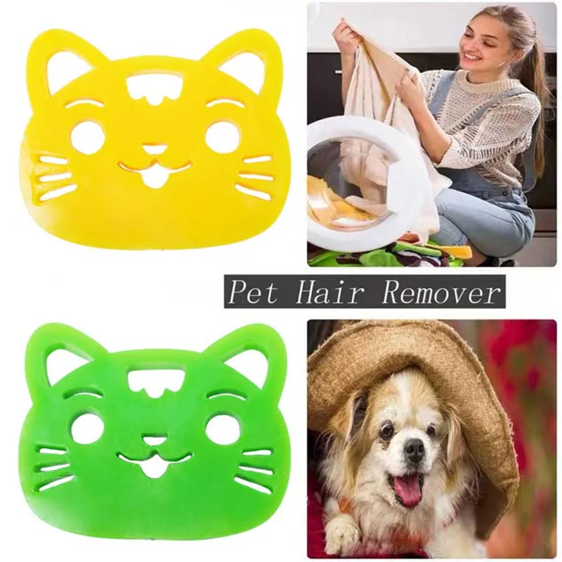 

Pet Hair Remover Washing Machine Hair Remover Reusable Cat Dog Fur Lint Hair Remover Clothes Dryer Cleaning Laundry Tools