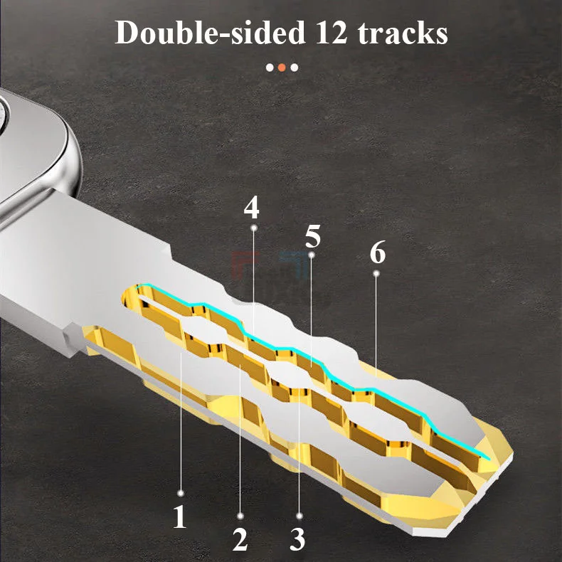 Бытовая универсальная Противоугонная дверь с сердечником замка многослойная