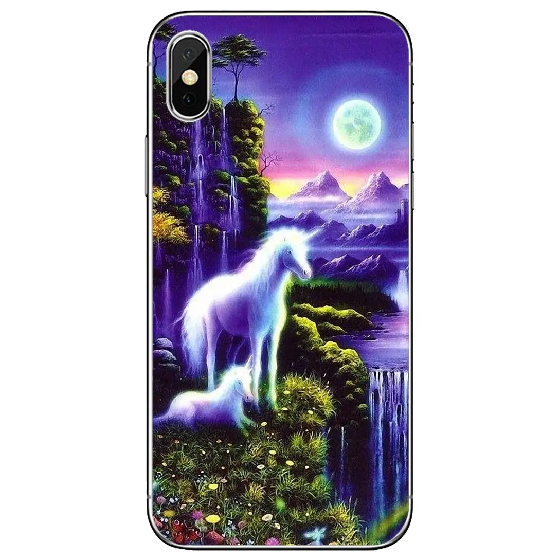 Мягкий чехол для Huawei Mate 7 8 9 10 20 30 40 P40 P50 Lite Pro Honor Y3 II 2016 Пастельная Радужная Розовая