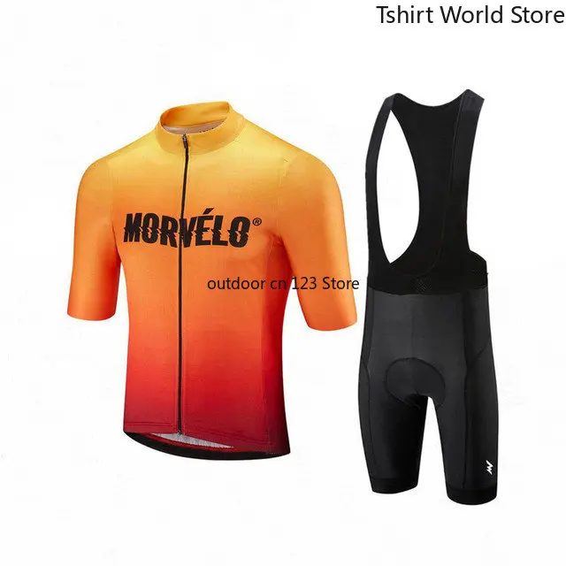 

Men's Professional Cycling Clothing Set, Mountain Bike Jersey and Shorts Set, 2022 Summer
