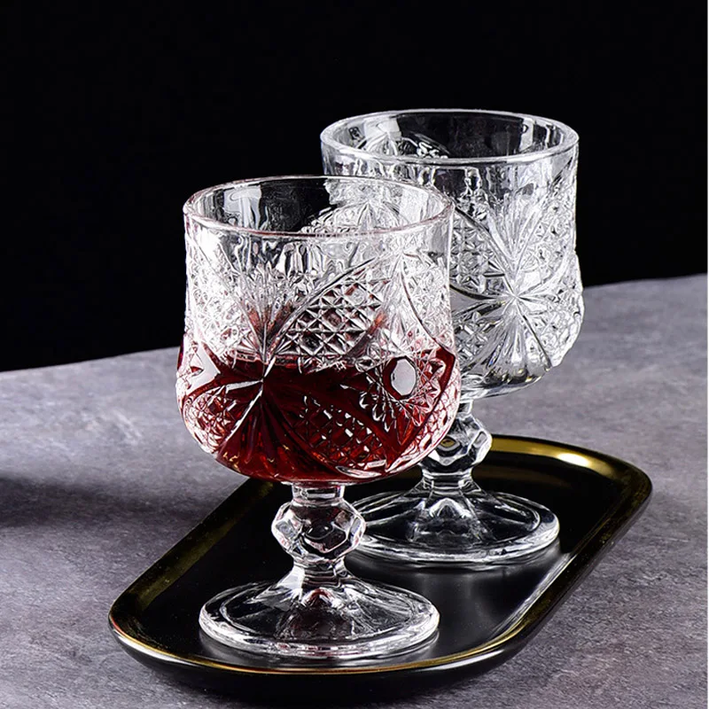 6 шт. x 34 мл/45 мл без свинца Европейский дизайн китайские старомодные очки для