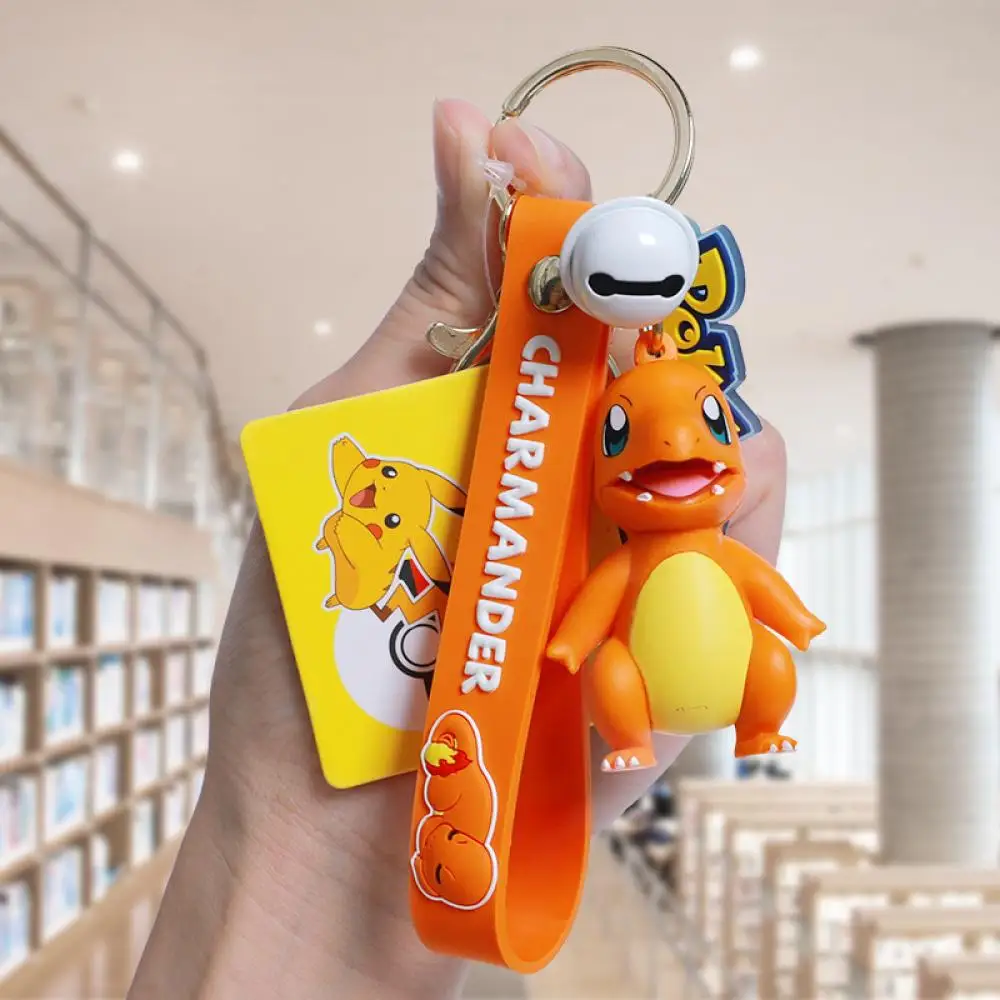 

Anime Cartoon Pokmon Takaratomy Pop Bulbasaur Charmander Psyduck Squirtletoy Keychain Bag Ornament Pokmon Figure Christmas Gift