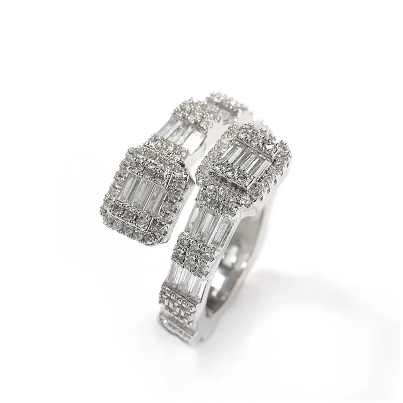 

Кольца геометрической формы с фианитом, 3 цвета