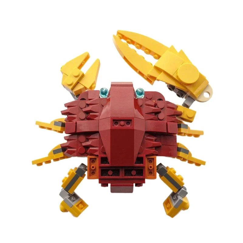 Фото Набор для сборки модели краба MOC Creator 3 (183 детали) – развивающий конструктор для детей, идеальный подарок на Рождество и День рождения №4